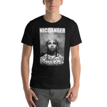 Load image into Gallery viewer, Nicdanger Vintage black & White Short-Sleeve Unisex T-Shirt